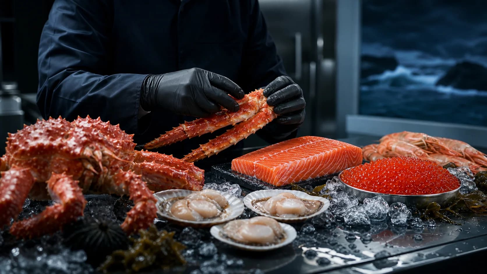 Контроль качества морепродуктов, икры и рыбы на льду